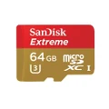 SanDisk (64GB) 60MB/s Extreme U3 MicroSDHC Read with Adapter (Malaysia Warranty)