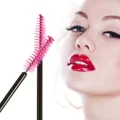 100 PCS Disposable Eyelash Mini Brush Mascara Wand Applicator Spooler Makeup