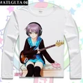 The Melancholy of Haruhi Suzumiya' Anime Long Sleeve T-Shirt #ATLGLTA 04
