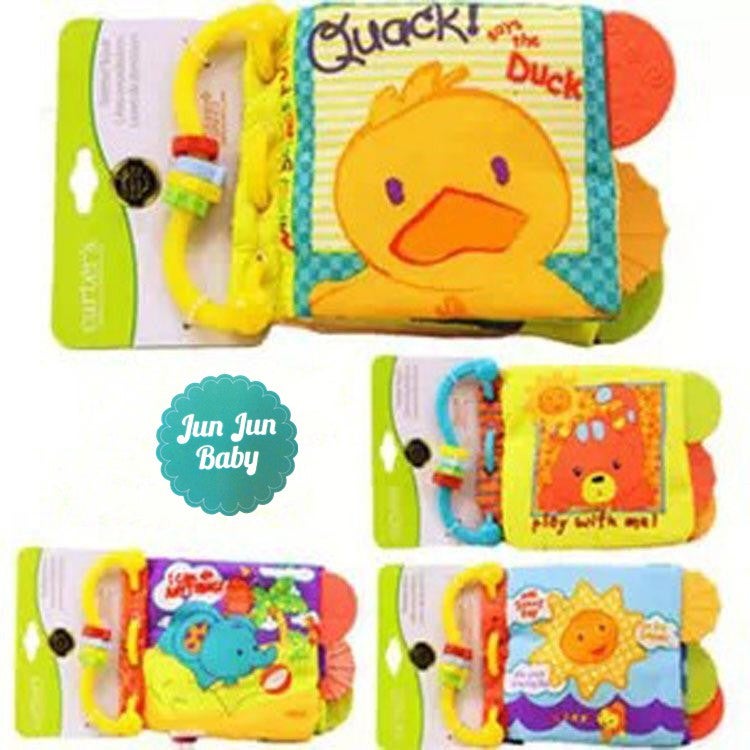 JJBS Baby Soft Cloth Book Early Learning Educational Toy Fabric Books Kids Cartoon Animal Toy Book