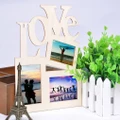 Sweet Wooden Hollow Love Photo Picture Frame DIY Gift