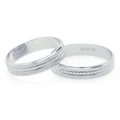 NIMY Genuine 925 Silver Swarvoski Diamond Couple Ring | M15C