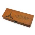Wooden Pen Jewelery Case Holder Stationery Box Storage