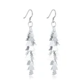 Women Jewelry Silver Christmas Trees Clusters Long Tassel Earring Gift E112