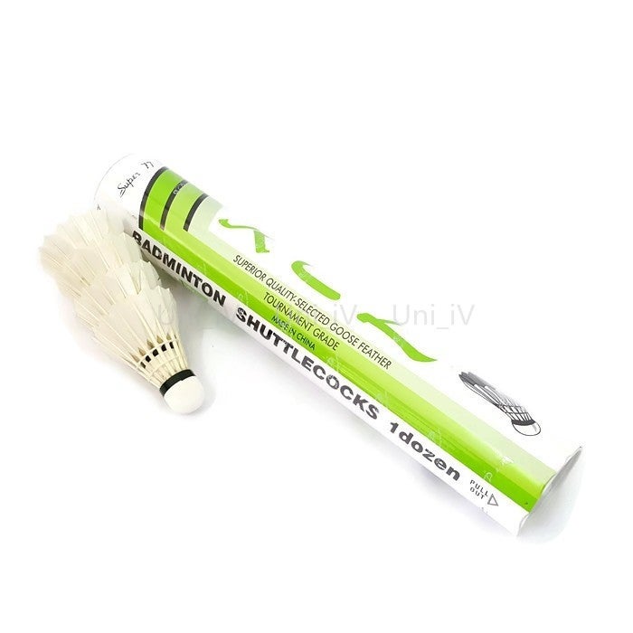 RCL Badminton Shuttlecock 77 Goose Feather (1Dozen)