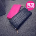 Clearance!! Korean Lady Woman Croc Purse Long Wallet Clutches DJ02 (ready stock)