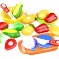[Stok Sedia] 12 Keping Tetapkan Dapur Kanak-kanak Dapur Buah Buah-Buahan Makanan Berpura-pura Main Mainan