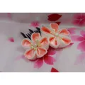 Japanese tsumami style sakura hair comb pin
