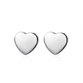 Romantic Lover Gift Small Heart Shape Silver Earring Jewelry Wholesale E132