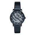 U2 Timewear 896303UL Fashion Casual Ladies Watch Black Strap (Black)