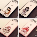 Monkey Cat Phone Case Ring Iphone 6/6s 7 7Plus Case Cover