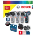 Bosch GSR 12V FlexiClick Cordless Drill Driver System