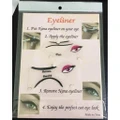 Eyeliner drawing Guide / Card