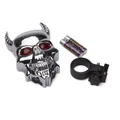 Skull Bicycle Light Laser Safety Warning Taillight -Ready Stock!