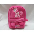 Cartoon Pony Poney Pink Kids Backpack School Shopping Shoulder Bag (S)