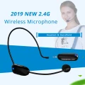 NEWGOOD 2.4Ghz wireless headset microphone microfone 3.5mm insert 2019 version