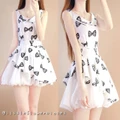 ?? KOREAN STYLE BOWS PATTERNED COLAR DRESS ??