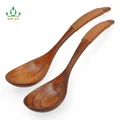 Creative natural Chinese lacquer tableware wooden spoon