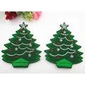 Christmas tree badges Embroidery PATCH Motif Hotfix / Applique 68X80mm T35