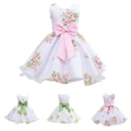 Cute Baby Girls Dress Sleeveless Floral Print Dresses