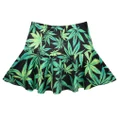 New Sexy Marijuana Pot Weed Dope MINI Micro Party Club Skater Skirt Dress