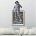 3D Statue of David Wall Stickers Creative Stickers Zoo Bedroom Wallpaper