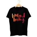 TYPO WEEKEND LOADING CASUAL COOL SMART DOPE GRAPHIC BLACK T-SHIRT 45