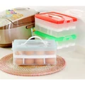Egg Container Carton Tray Stackable Hard Boiled Keep Fresh Safe Case storage box