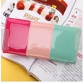 Women Candy ColorLeather Wallet Button Clutch Purse Lady Long Handbag Bag