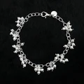 925 Sterling Silver Plated Mini Round Balls Bracelet