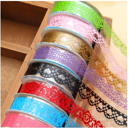 Fresh Colorful Lace Tape DIY Album Accessories
