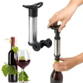 Stainless Bottle Vacuum Wine Preserver Saver Sealer Pump With 2 Stoppers New