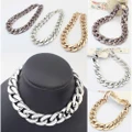 Simple Pendant Chain Vintage Jewelry Choker Chunky Statement Necklace