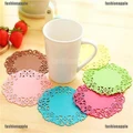 New Silicone Coasters Round Drink Coasters Lace Stain Resistant Placemat