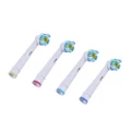 4pcs Replacement Electric Toothbrush Heads For Oral B Braun Vitality EB-18A White&Blue&Green