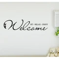wall sticker Welcome wall stickers for home deco vinyl