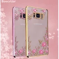 Samsung Galaxy S8 S8 Plus Secret Garden Flower Diamond TPU