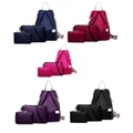 3-Piece Waterproof Backpack/Sling Bag And Wristlet Set