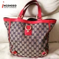 Vintage GUCCI Abbey Canvas Tote for Ladies