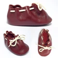 Moto&Mishi /Carling Hollis Collections /baby shoe /Pre walker /Mahogany Color /DGLD06G /Handmade/DIY