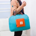 [MY Ready Stock] Foldable Hand Carry Luggage bag ( Blue )