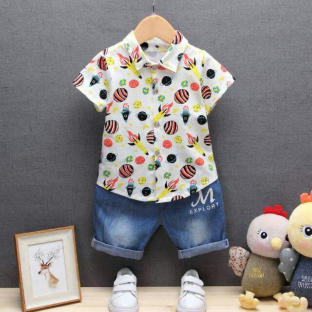InStock?Smart Handsome Boy Set Colourful