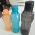 Tupperware Eco bottle flip top1L + 750ml+500ml