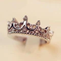 Fashion Jewelry Silver Crown Ring