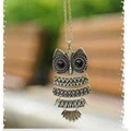 Cute Owl Necklace With Big Eye Pendant Neckla