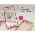Huawei P10 Secret Garden Electroplate TPU Soft Case Cover Casing Housing