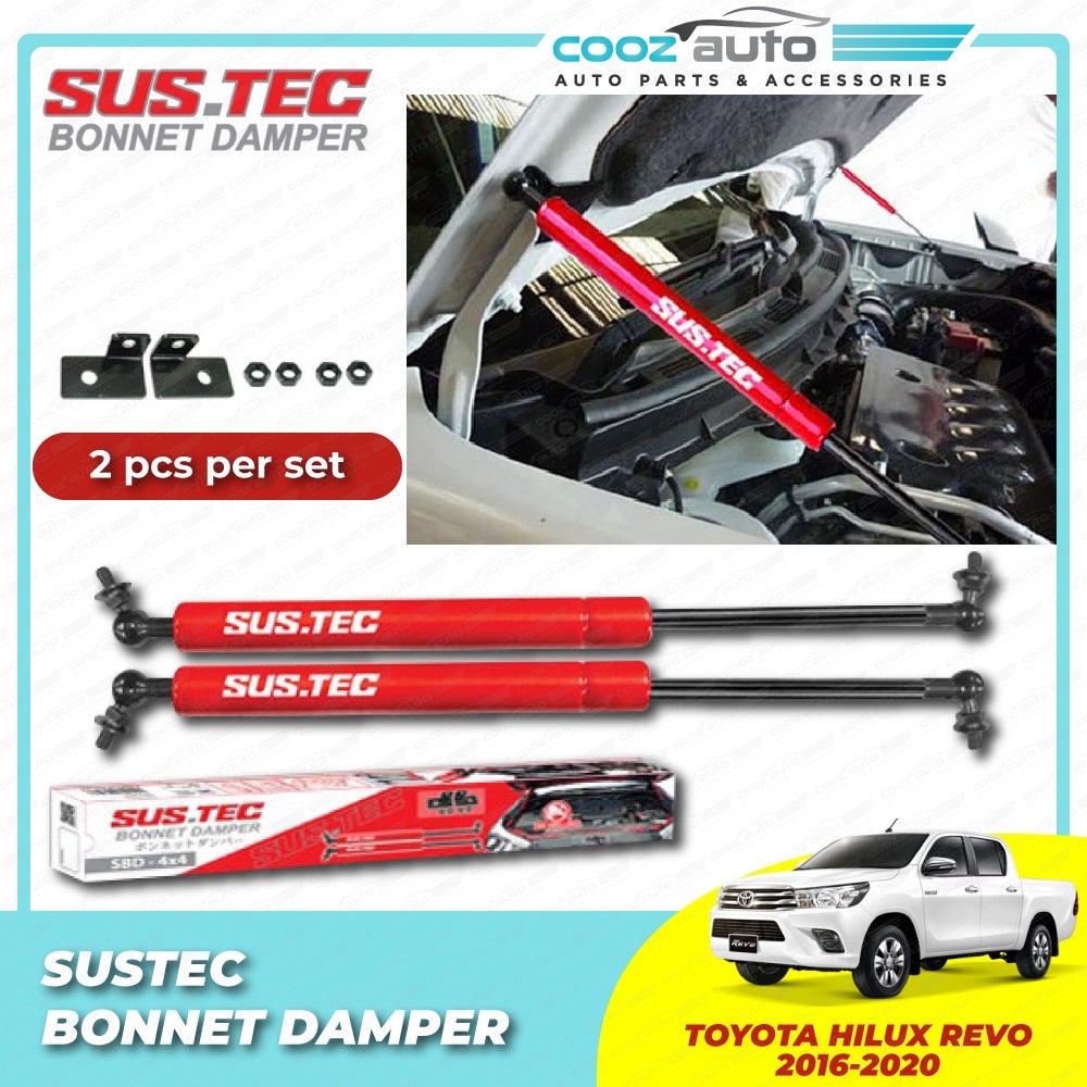Toyota Hilux Revo 2016-2017 Sustec Front Hood Damper Bonnet Gas Lifter (TWIN STRUT)