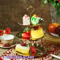 3 Tier Cakes Desserts Stainless Steel Cupcake Plate Stand, Party Supplies Plate