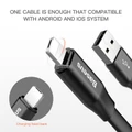 Baseus 2 in 1 Partable Dual Use Charging Cable for iphone Andriod