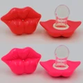 Silicone Funny Baby Pacifier Sexy Kiss Red, Rose Red Lip Infant Pacifiers